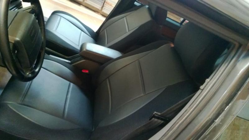 Car seat covers fit Volvo XC60 black  leatherette full set 